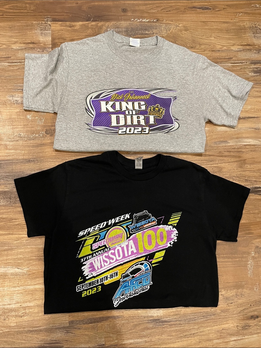 Wissota 100 Graphic Tee - Black Kids Racing T-Shirt